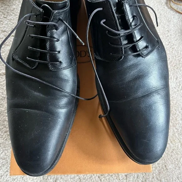 Men’s Armani black Oxford’s - Picture 1 of 3